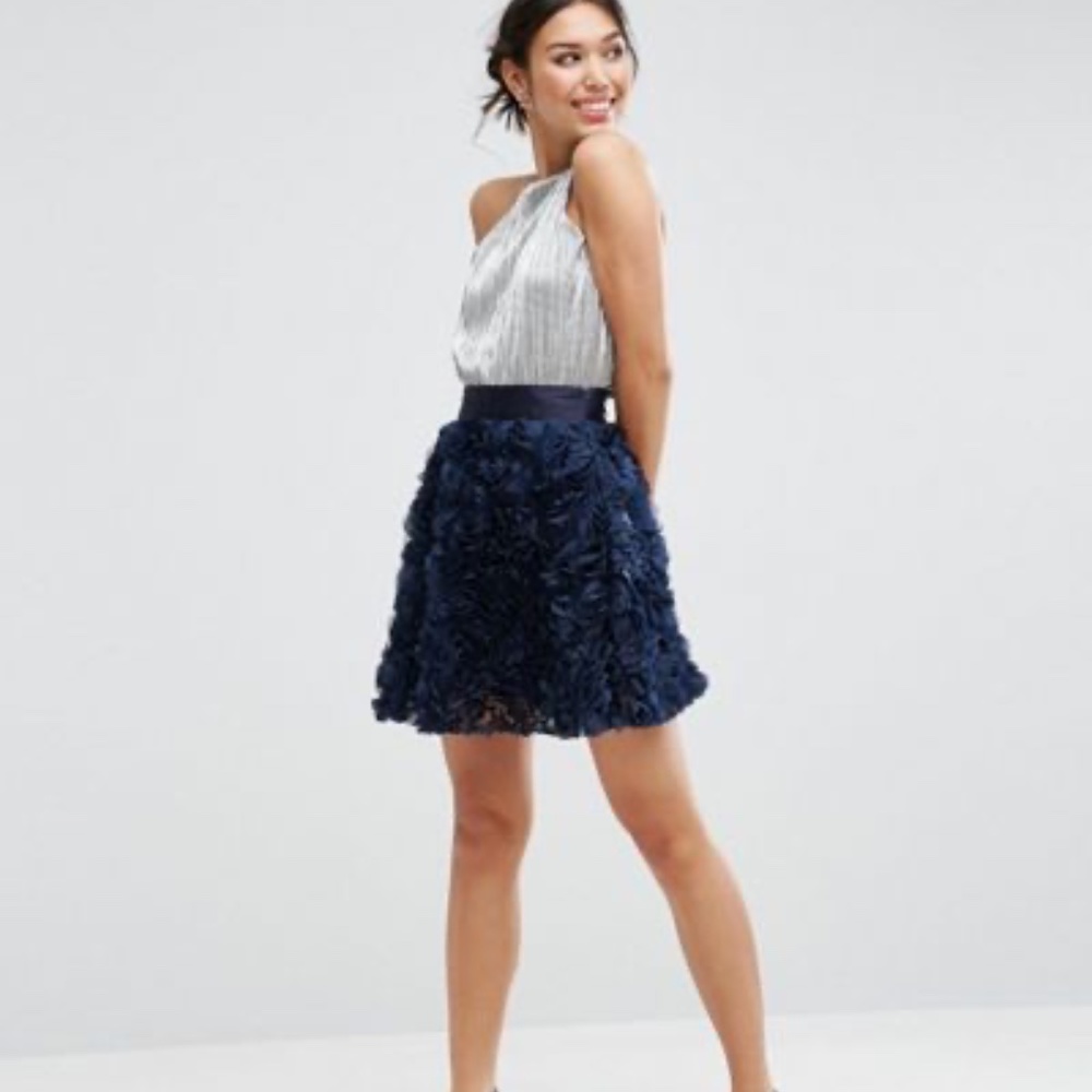 NEW ASOS Rose Corsage Mini Skirt